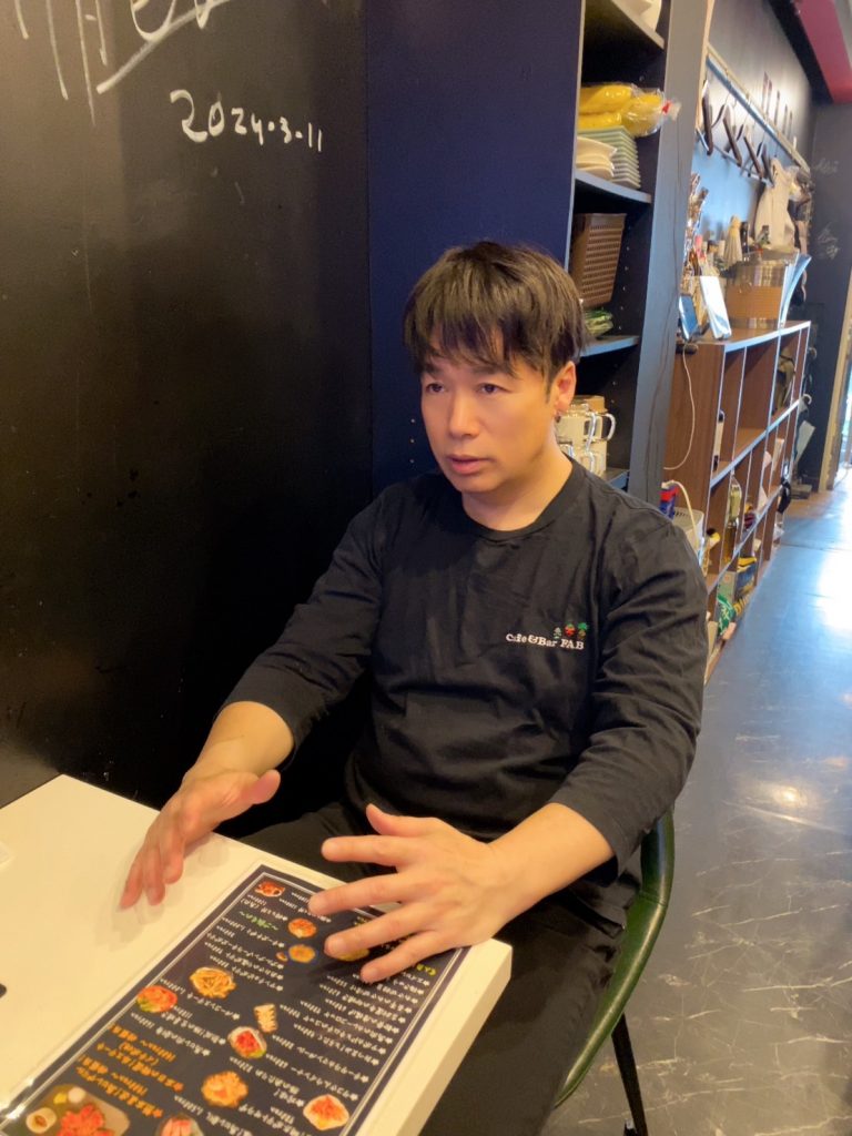 ファブの店長・山口さん