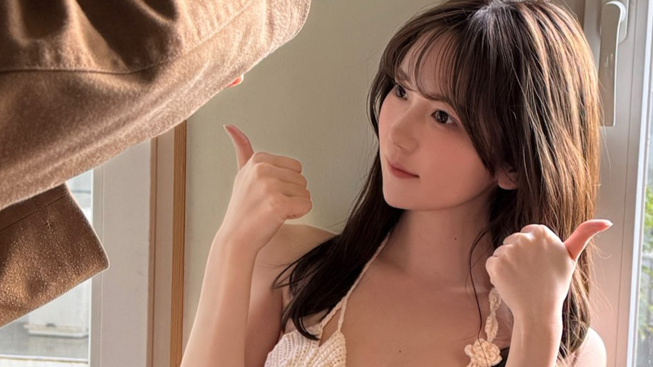 ちーまき、尊きニットビキニの画像1
