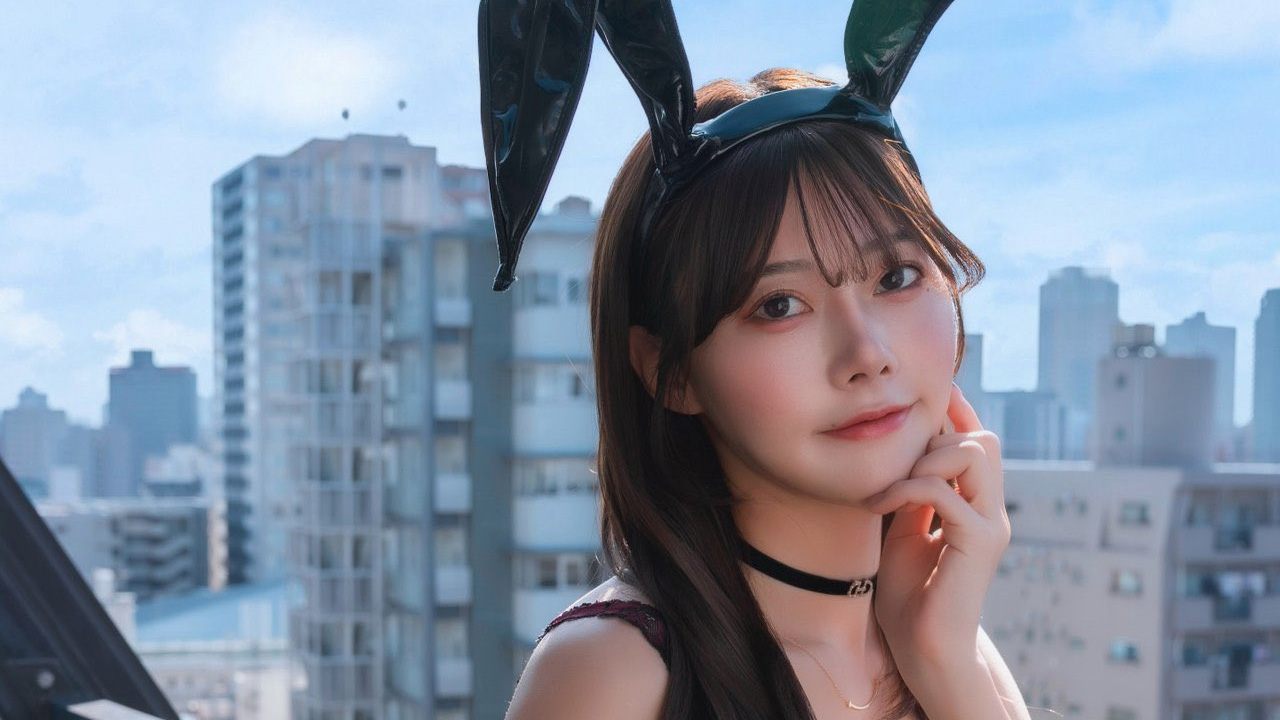 桃里れあ｜屋上のバニーラインの画像1