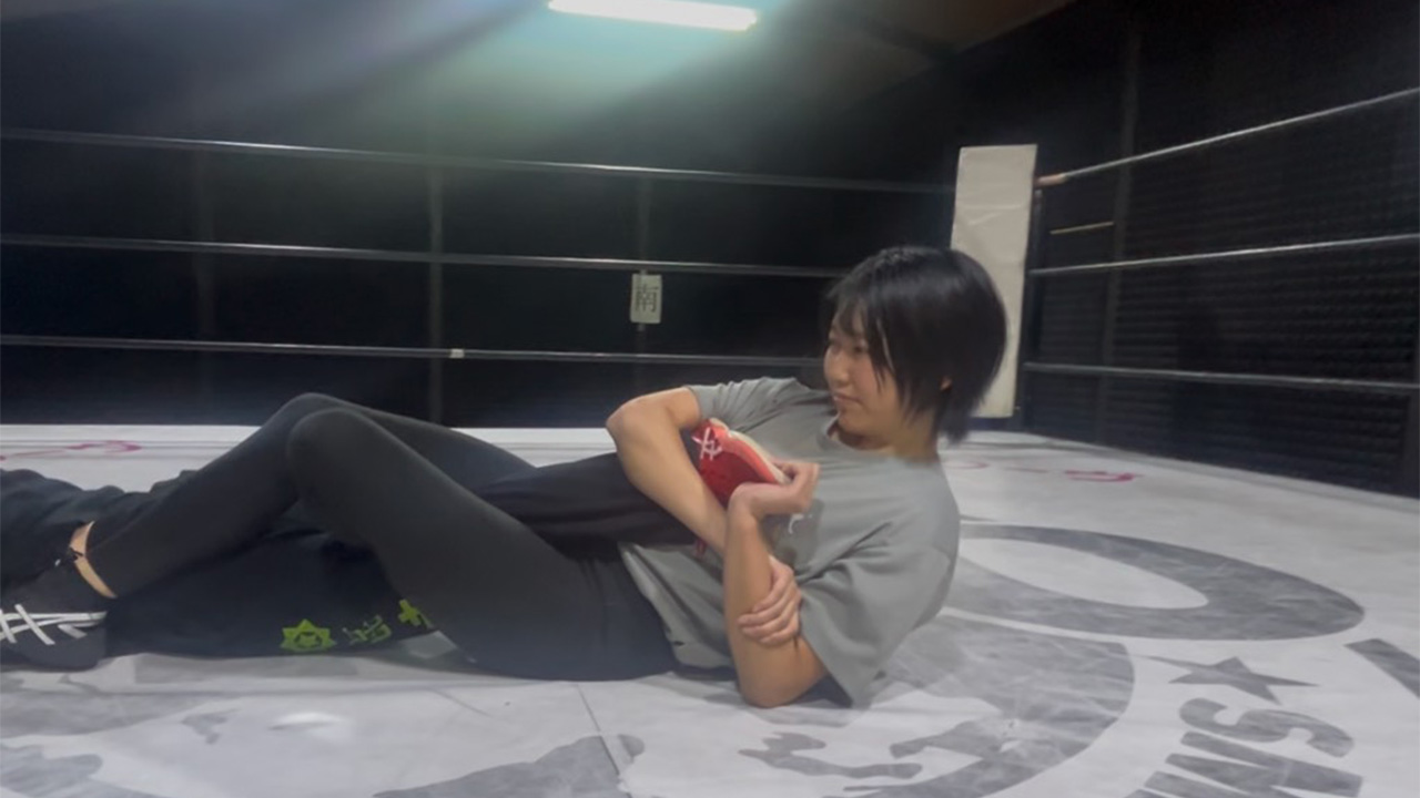 咲村良子プロレス挑戦記43「ひたすら技練です」の画像1