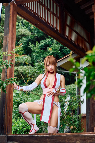 かがみ。もち|庭園に忍ぶ赤の画像2