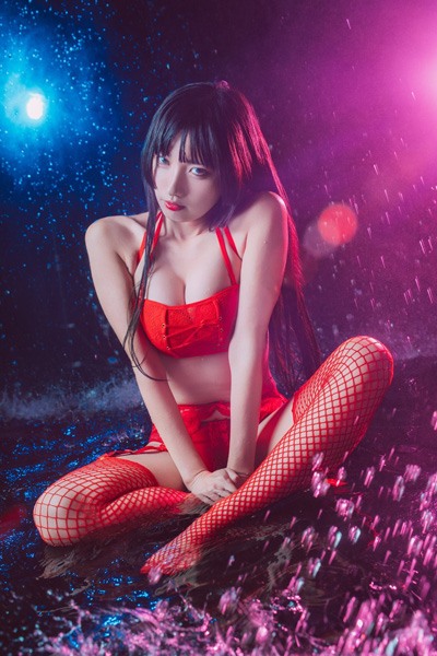 秋元るい｜紅い雨粒の夜にの画像2