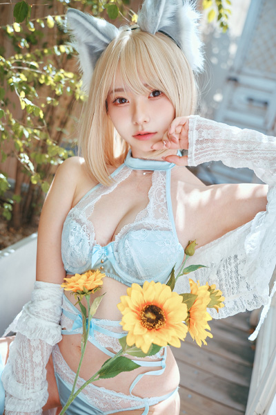 いなりちゃん｜白い狐は、ひまわりの夢を抱いているの画像2