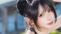 れなち｜水辺の黒いリボン