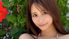 新田妃奈｜ハイビスカスの庭で、夏は縞模様になる