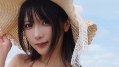yunocy｜麦わら帽子の縁から、赤い水玉の夏が覗いた