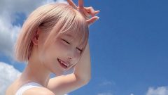 篠崎こころ｜プールサイドの空へ、笑顔を放り投げて