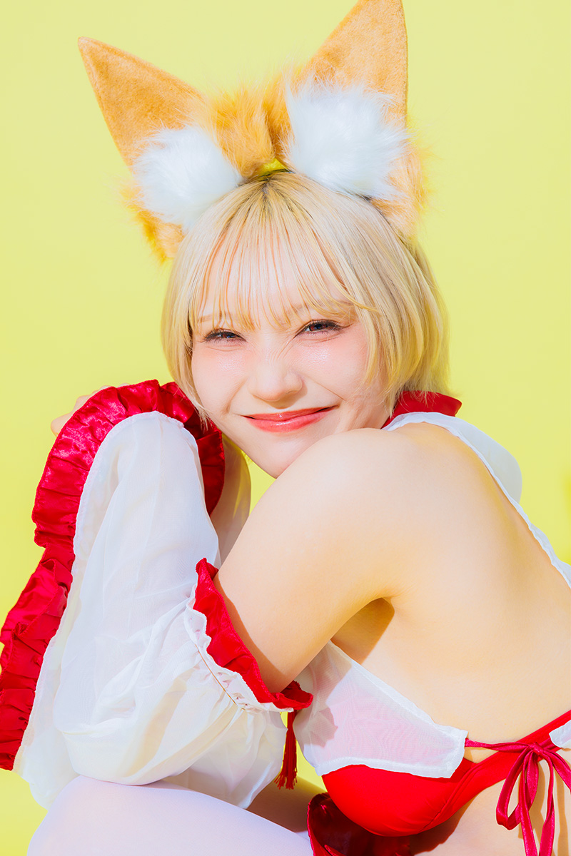 もちむぎ特選グラビア『Yellow Foxy Miko』の画像4