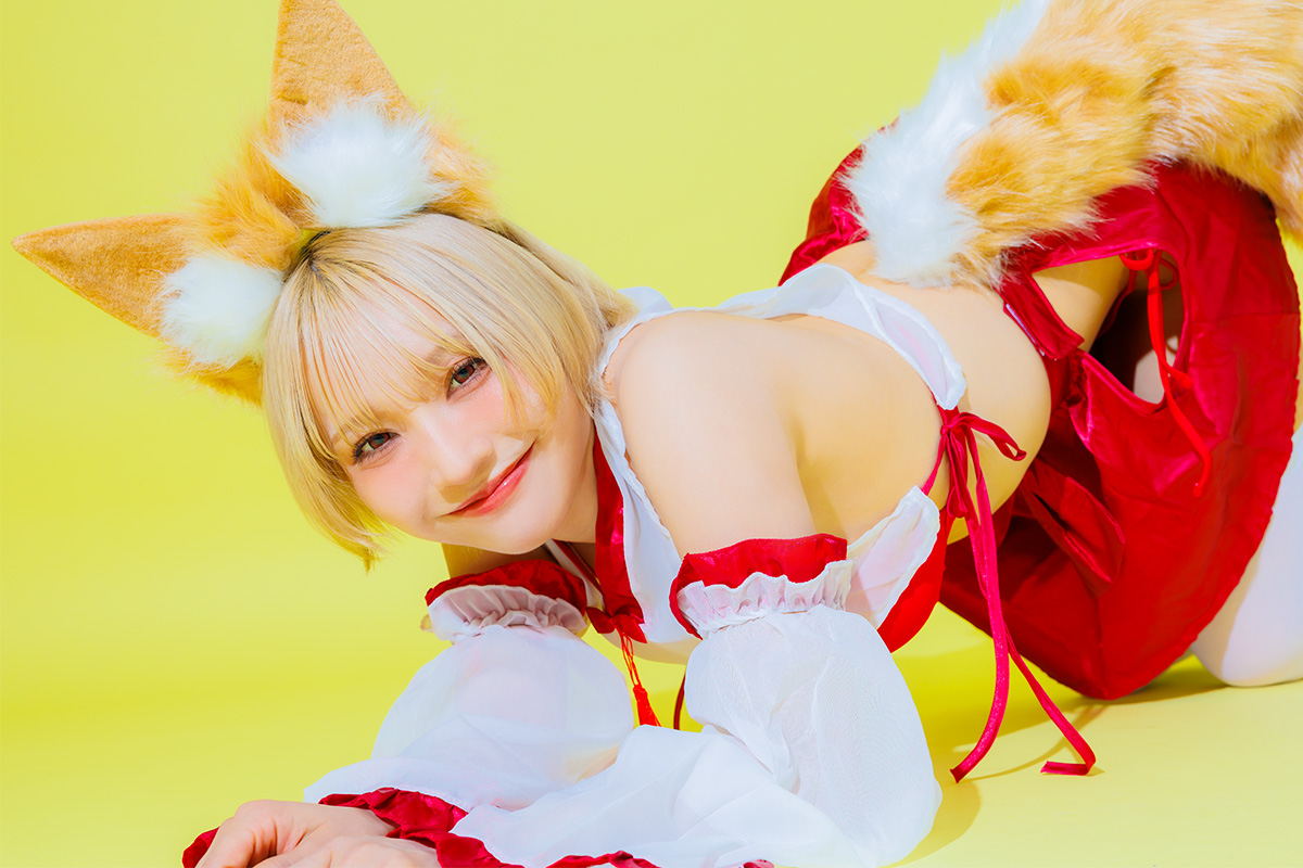 もちむぎ特選グラビア『Yellow Foxy Miko』の画像5