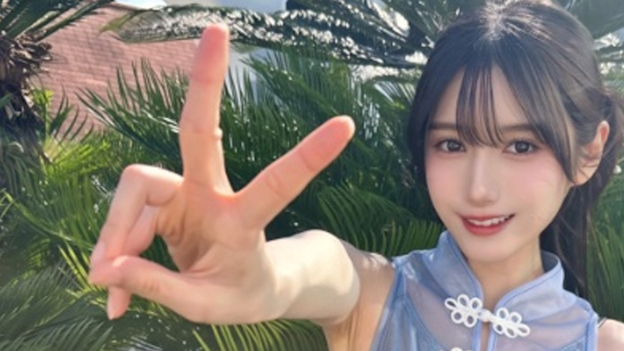 村雨芙美｜青いチャイナの風は、南国で遊ぶの画像1
